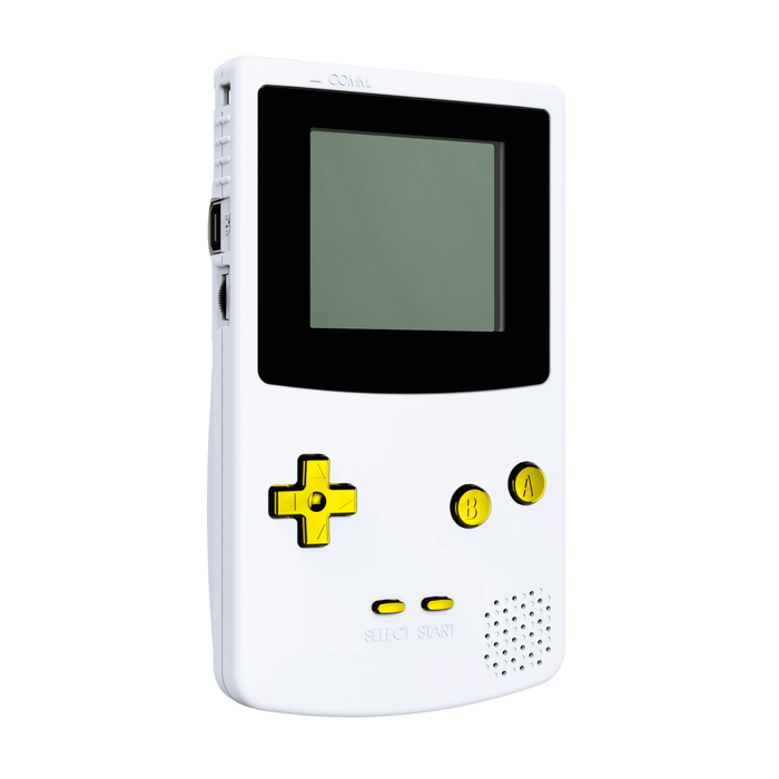✨ Chrome Gold Button Set | For Game Boy Color GBC Console Replacement Mod