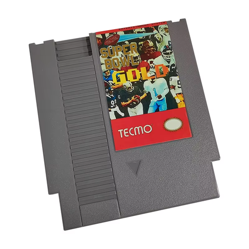 Tecmo Super Bowl Gold NES Game Cart 🏈 8Bit 72Pin USA PAL Classic Console