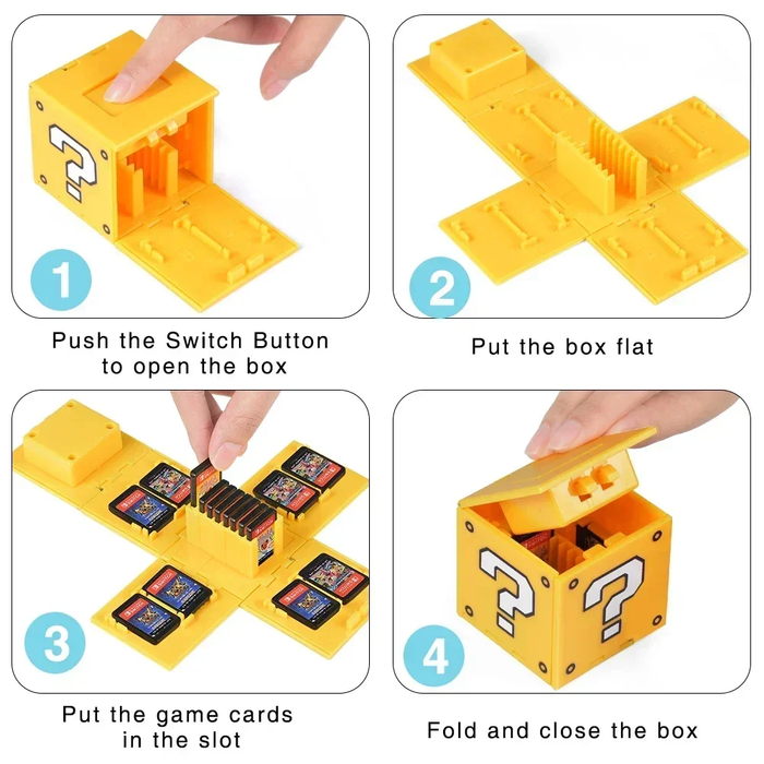 16 in 1 Game Card Case for Switch OLED/Lite Storage Box Protective Holder