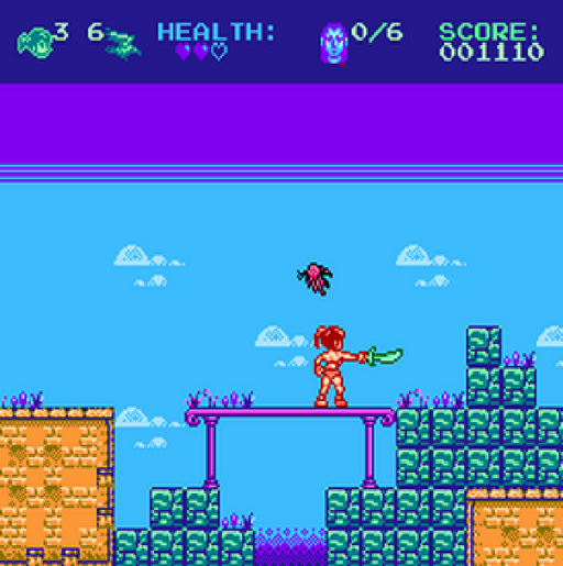 🦅 Eyra The Crow Maiden | NES 8-Bit Game Cartridge