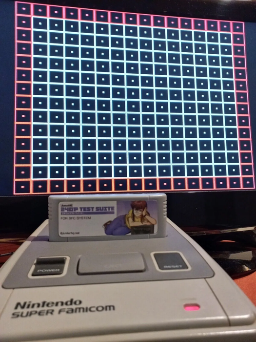 240p Test Suite SNES/Super Famicom 16-Bit Game Cartridge for Console