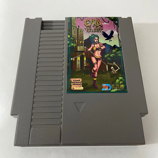 🦅 Eyra The Crow Maiden | NES 8-Bit Game Cartridge