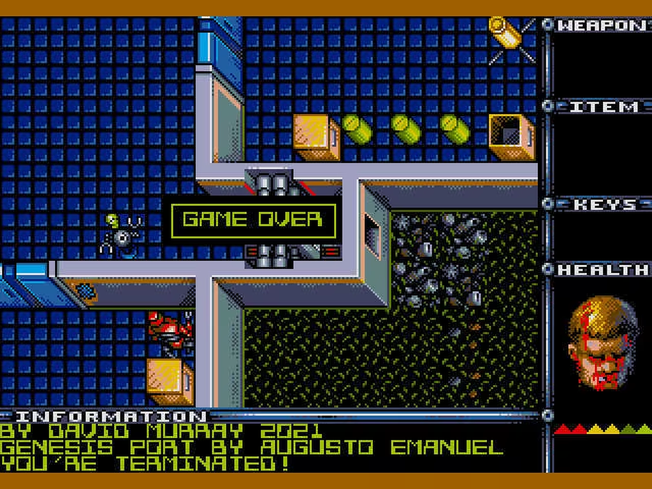 ๐ค Attack of the PETSCII Robots โ 16-Bit MD Game Cartridge โ For Sega Genesis