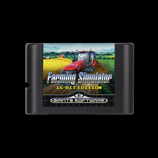 Farming Simulator 16-Bit Game Cartridge for Genesis Mega Drive Farming