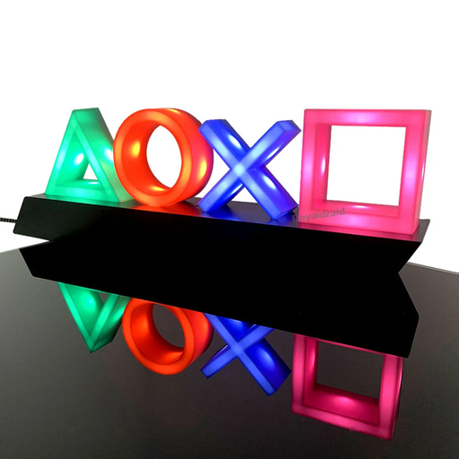 🎮 NEW Game Icon Light for PS4/PS5 | LED Voice-Control Decorative Lamp 🕹️