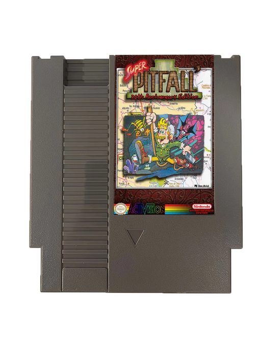 ๐ Super Pitfall 30th Anniversary Edition โ NES 8-Bit Hack Cartridge