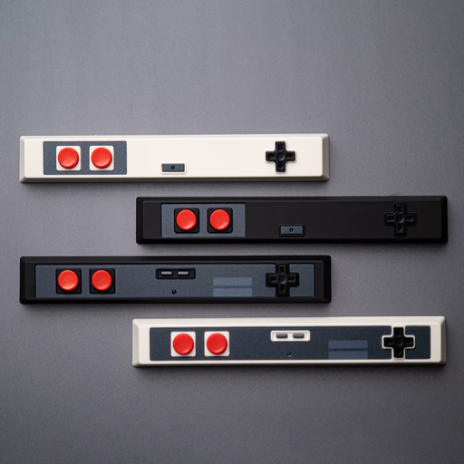 🎮 Retro Gamepad 6.25U Spacebar Artisan Keycap - ABS for MX Mechanical Keyboard