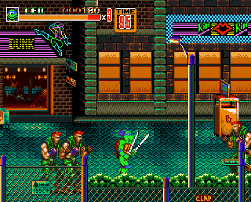 🐢 TMNT in Streets of Rage 2 | SEGA Genesis 16-Bit Game Cartridge