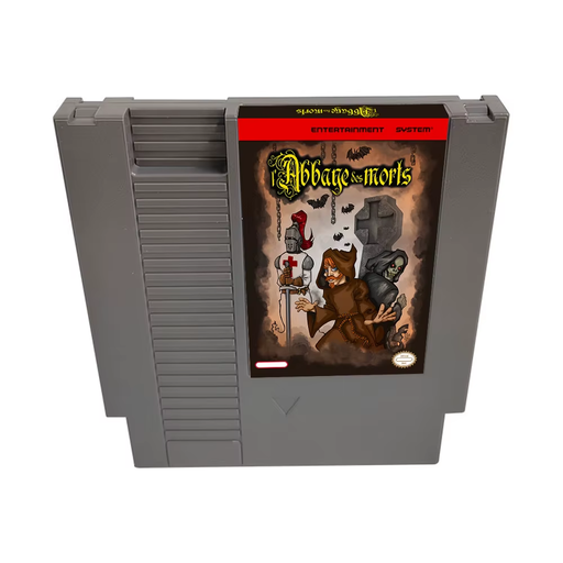 🏰 L'Abbaye Des Morts – NES 8-Bit 72-Pin Cartridge (Brand New)