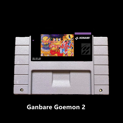 Ganbare Goemon 2 🎮 USA NTSC Version – 16-Bit 46 Pin Game Cartridge for SNES