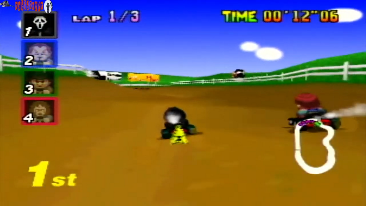 🏎️ Slasher Kart v3 Final – Nintendo 64 Cartridge | Horror Icons Hit the Track