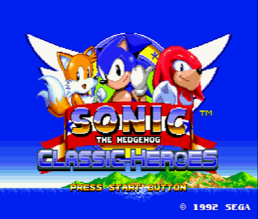 🦔 Sonic Classic Heroes | SEGA Genesis & Mega Drive 16-Bit Game Cartridge