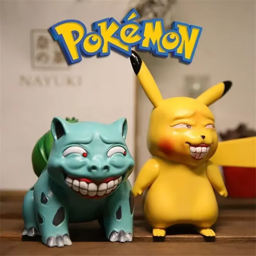 ๐ TOMY Pokรฉmon Funny Freak Figures โ 3.9in PVC Anime Model Toys ๐