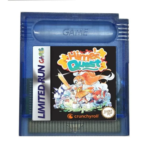 🎮 HIME'S QUEST GBC Game Cartridge | 2023 Retro Anime RPG Adventure