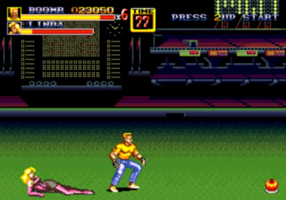 Cosmic Mix Streets of Rage 2 16-Bit Game Card for Genesis Mega Drive