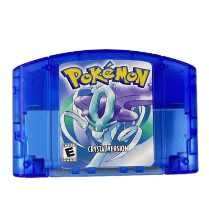 N64 64-Bit Console Games Cartridge 🎮 Pokemon Gold Silver Blue Red Yellow Green