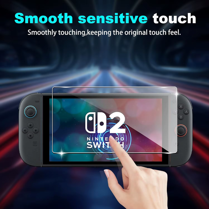 🛡️ 2-Pack Tempered Glass Screen Protector for Nintendo Switch 2