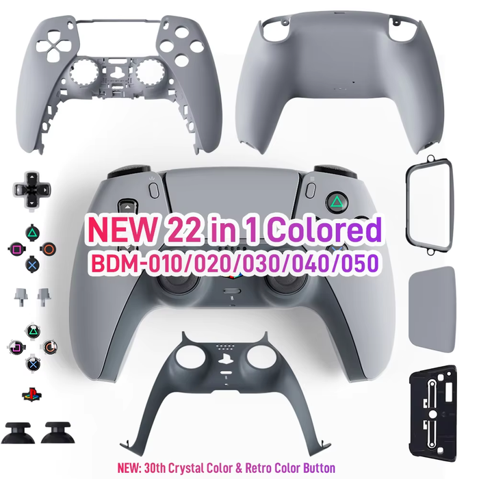 🎮 30th Anniversary PS5 Controller Shell - Front/Back Cover for BDM 010-050 🔥