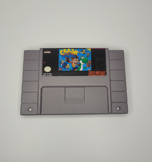 🌀 Crash Bandicoot and the Retro Dimension – SNES ROM Hack Cartridge LIMITED RUN