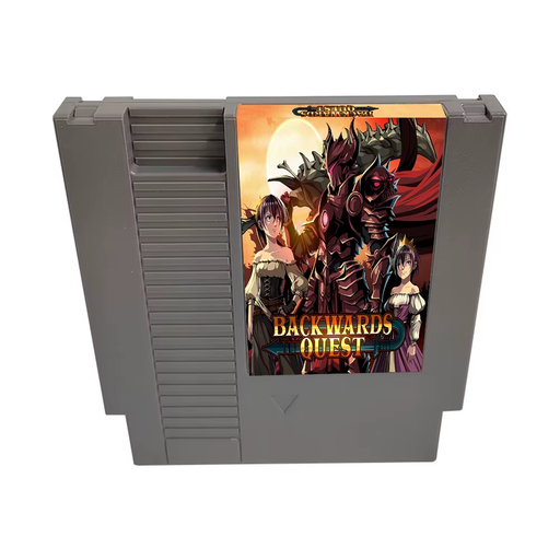 Backwards Quest NES Game 8-Bit 72 Pin Cartridge for Original Console