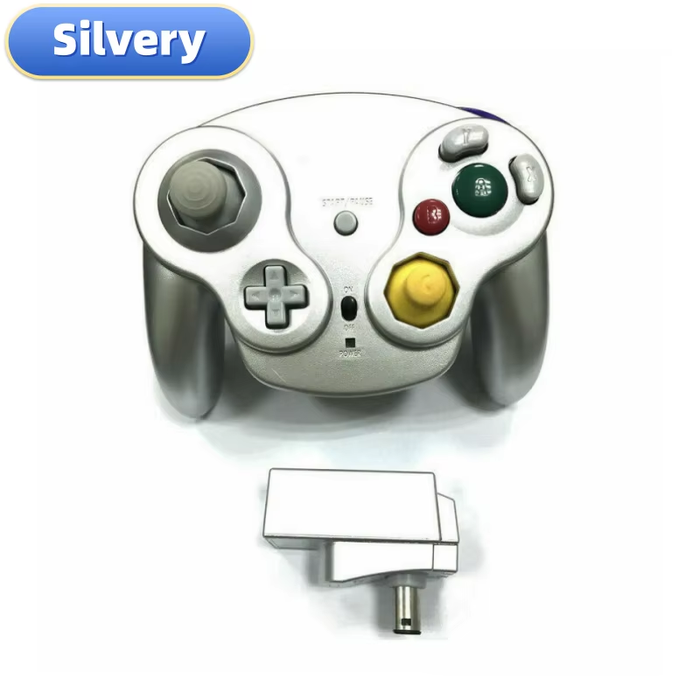 🎮 5 Color Wireless Controller w/ 2.4G Adapter for GameCube Console Gamepad 🔥