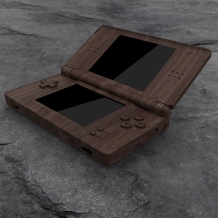 🌲 Replacement Full Housing Shell for Nintendo DS Lite (Wood Grain Design)