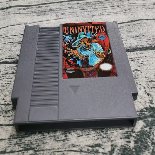 Uninvited NES Cartridge 🎮 PAL & USA 8-Bit Game for NES Classic Console English