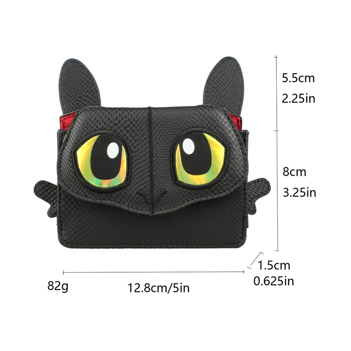 π Dragon 3D Animal Shaped Wallet | Cute Coin Purse + Keychain Bag for Women π