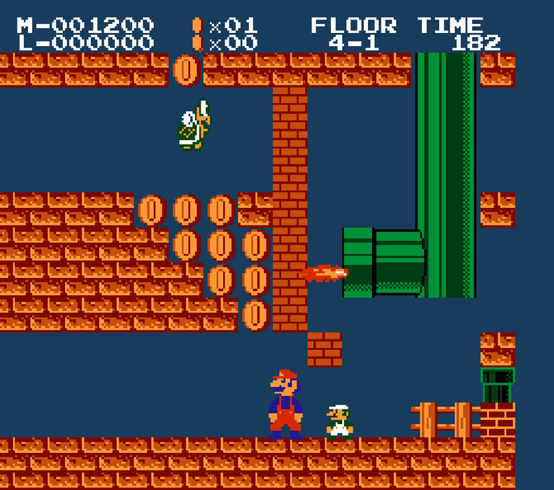 🧩 Mario’s Keep Co-Op – NES 8-Bit Game Cartridge | Puzzle Platformer Challenge