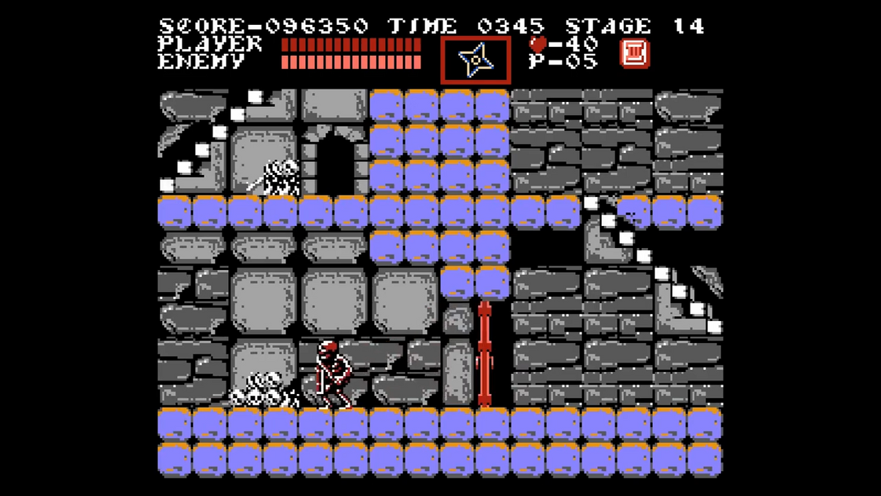 🦴 Castlevania: Skel’s Revenge – Nintendo NES Cartridge | Rebel Skeleton