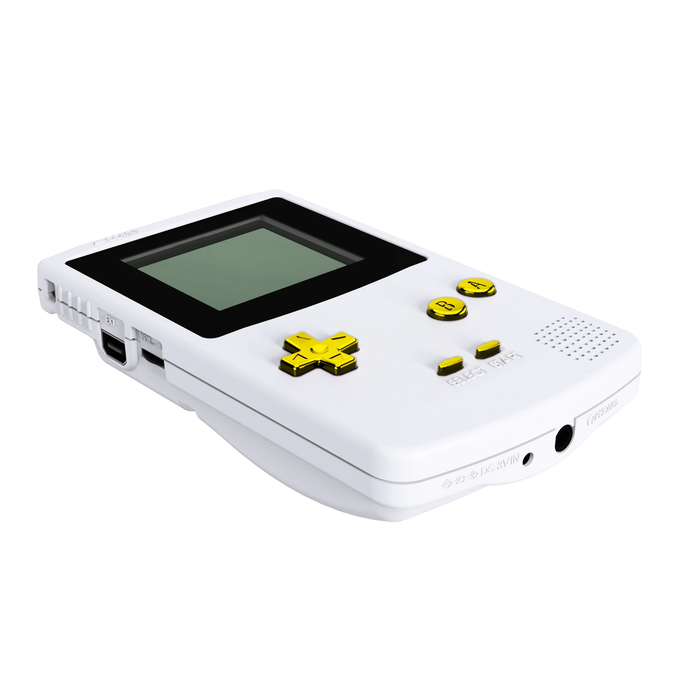✨ Chrome Gold Button Set | For Game Boy Color GBC Console Replacement Mod