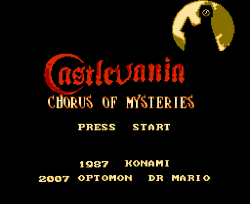 🦇 Castlevania: Chorus of Mysteries – 8-Bit NES Game Cartridge | Fan-Made