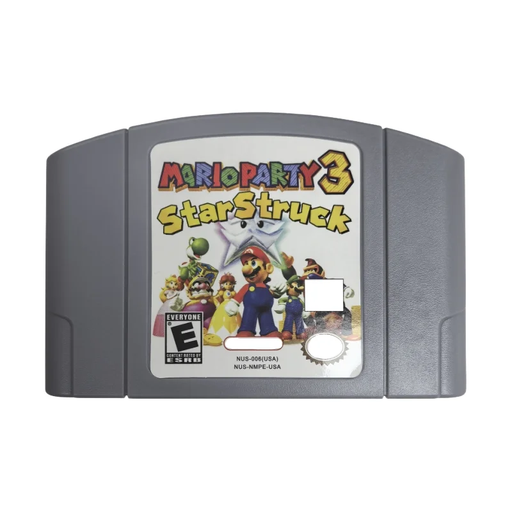 🎉 Super Mario Party 3: Starstruck – N64 Game Cartridge | 6 Custom Boards