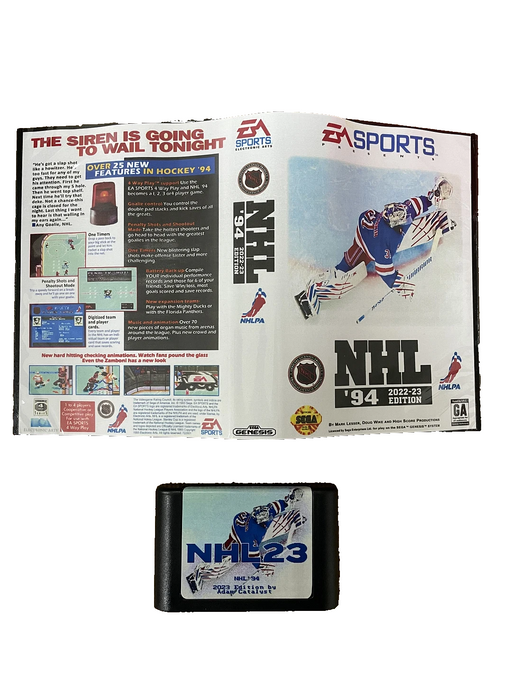 ๐ NHL '94 โ 2022โ23 Edition โ SEGA Genesis / Mega Drive 16-Bit Game Cartridge