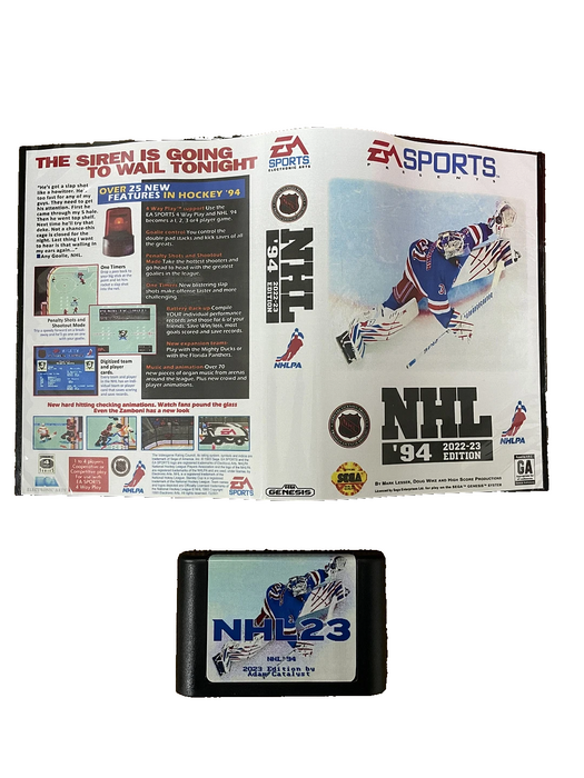 ๐ NHL '94 โ 2022โ23 Edition โ SEGA Genesis / Mega Drive 16-Bit Game Cartridge
