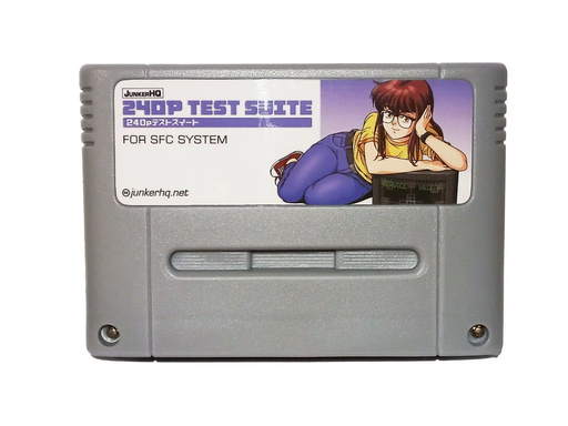 240p Test Suite SNES/Super Famicom 16-Bit Game Cartridge for Console