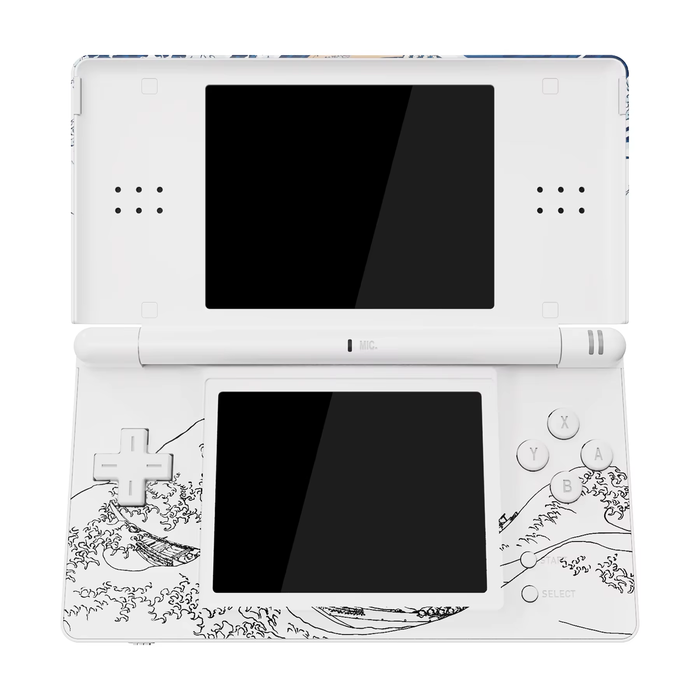 🎨 Replacement Full Housing Shell for Nintendo DS Lite | The Great Wave Edition