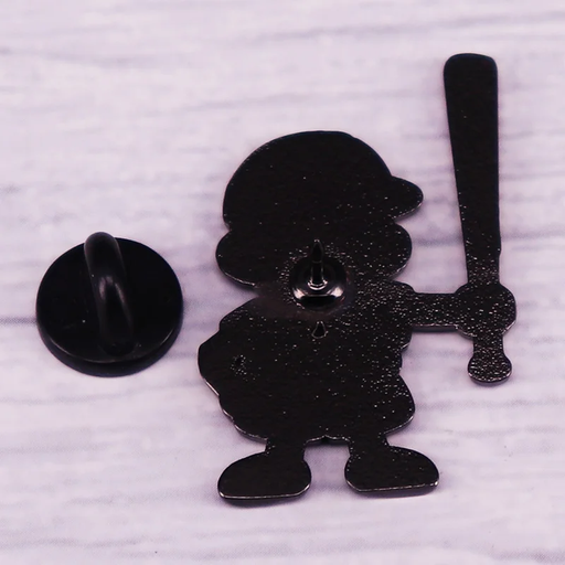 ⚾ EarthBound RPG Enamel Pin – Baseball Boy Ness Badge | Copper Collector’s Pin