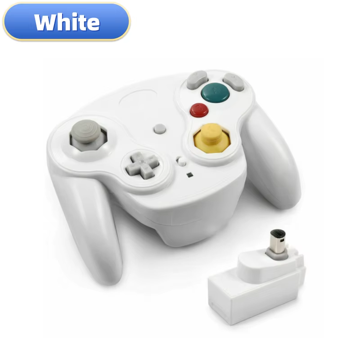 🎮 5 Color Wireless Controller w/ 2.4G Adapter for GameCube Console Gamepad 🔥
