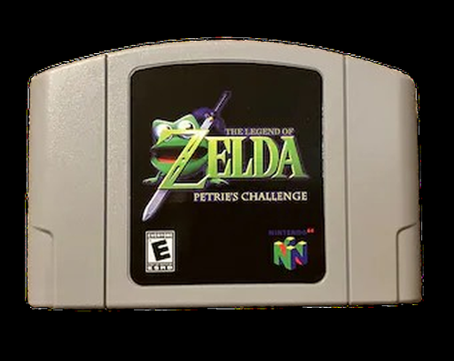 🗡️ Legend of Zelda: Petrie's Challenge for N64 – 64 Bit Game Cartridge