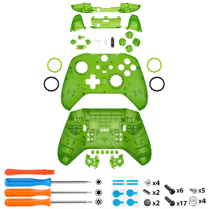 Clear Shell w/ Buttons for Xbox Elite Series 2 Core Controller Model 1797