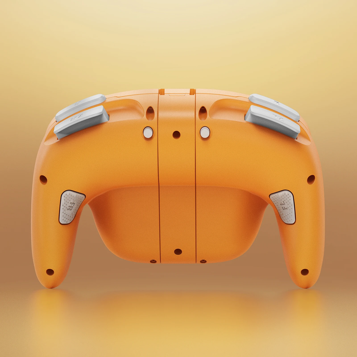 🎮Wizard Hall Joystick Controller – Orange + RGB – For Switch/PC