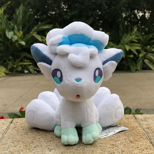 ❄️ Alolan Vulpix 8" Plush – Six-Tailed Fox Pokemon Stuffed Toy