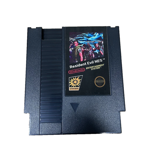 Resident Evil NES – 8-Bit NES Game Cartridge | Black Shell