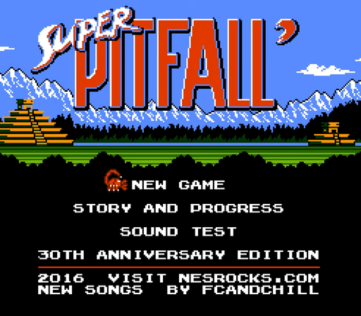๐ Super Pitfall 30th Anniversary Edition โ NES 8-Bit Hack Cartridge
