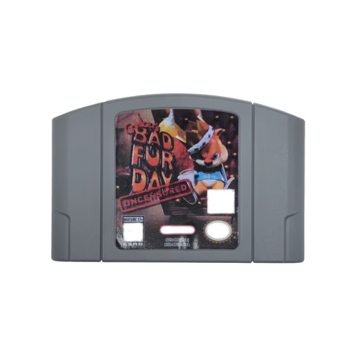 🐿️ Conker Bad Fur Day N64 Fan Hack Game Cartridge Uncensored Version