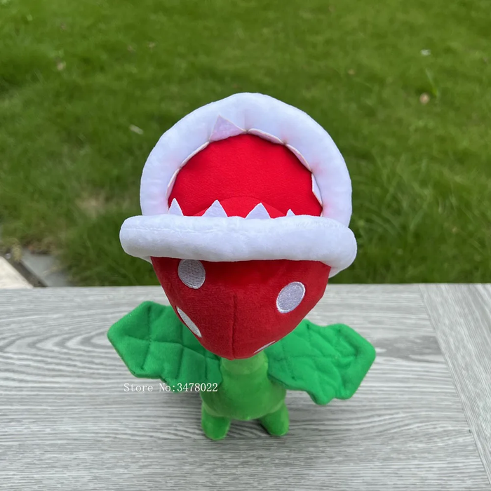 🌿 Trottin' Piranha Plant Plush | Mario-Inspired Stuffed Toy | 9" Tall w/ Tag