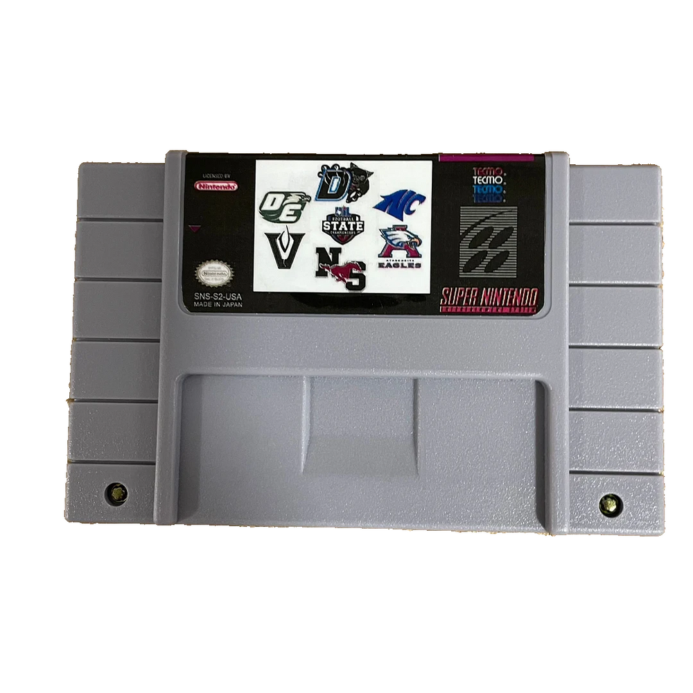๐ Tecmo Texas High School Football 2023 โ SNES 16-Bit Game Cartridge
