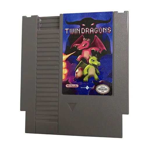 🐉 Twin Dragons NES – 8 Bit Game Cartridge – Classic Platform Adventure