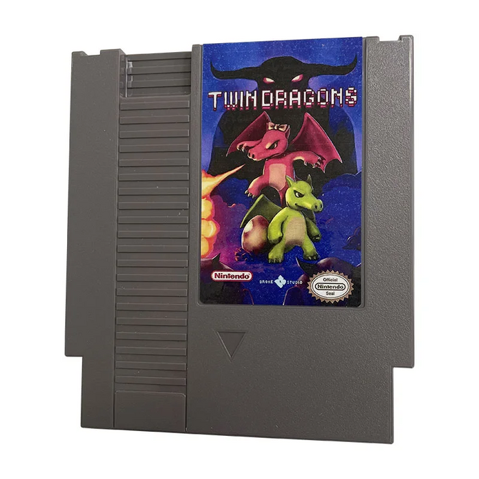 ๐ Twin Dragons NES โ 8 Bit Game Cartridge โ Classic Platform Adventure